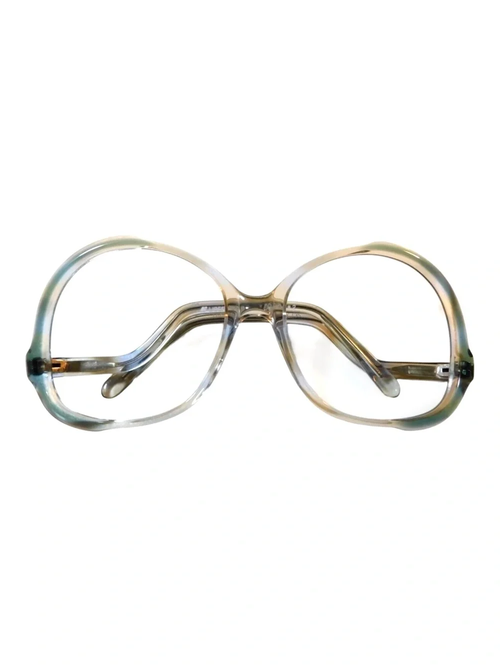 1980’s Oversized Drop Arm Thick Frames for Eyeglasses or Sunglasses, Deadstock